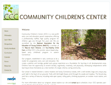 Tablet Screenshot of communitychildrenscenter.org